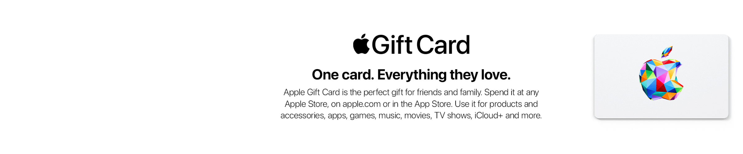 Apple Gift Card Apple Gift Card