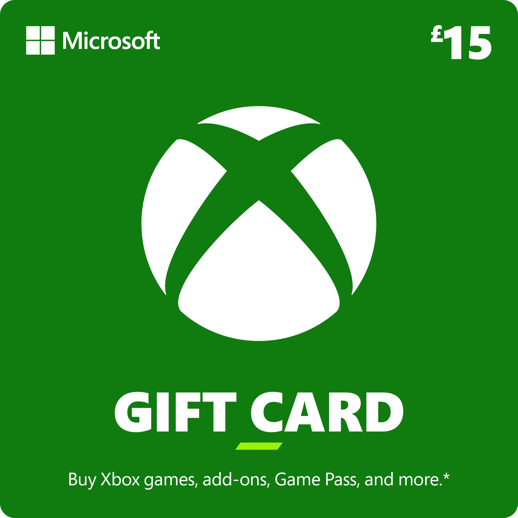 Xbox Gift Card £15 15
