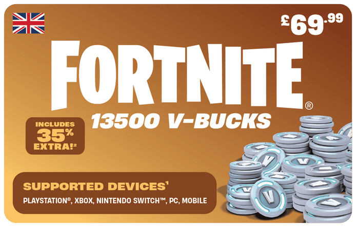 Fortnite 13500 V-Bucks 69.99
